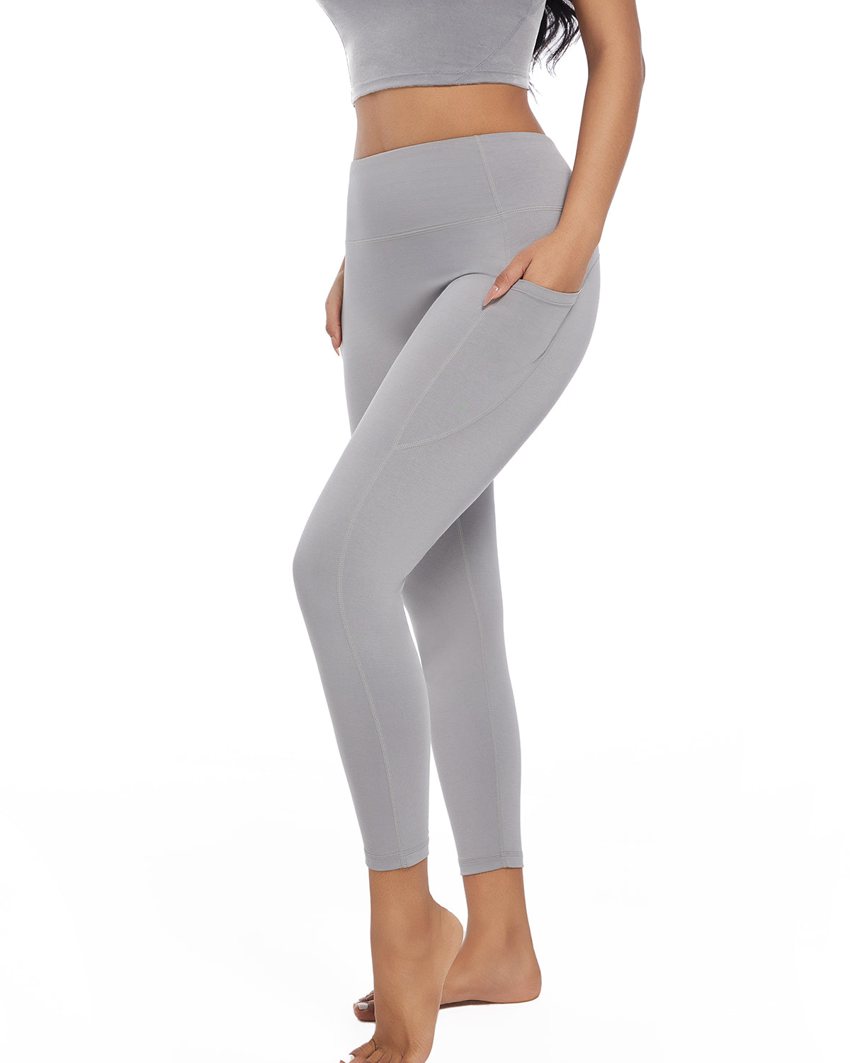 Bamboo leggings with pockets best sale